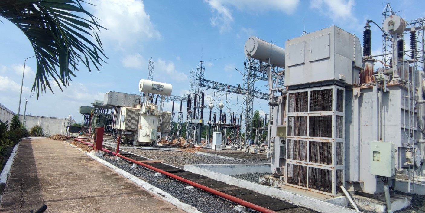 ĐÓNG ĐIỆN VÀ ĐƯA VÀO VẬN HÀNH  CÔNG TRÌNH “LẮP MÁY 3 TBA 110kV TAM AN”